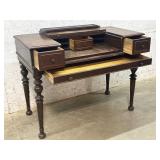 Walnut Spinet Desk 44/23/33