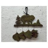 Cast Iron Bear Wind Chime