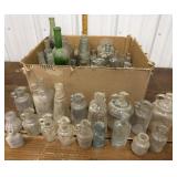 Glass bottles & jars *barn find