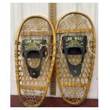 Bob Maki snowshoes
