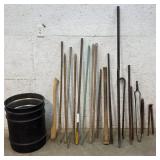 Crowbars, Prybars, Handles & Metal Drum