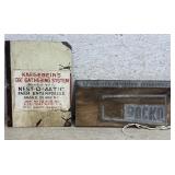 Printers Block & Egg Sign