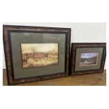 2 Hunt scene Prints