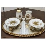 Mirror tray smoking set (5pcs)