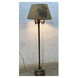 Brass & Marble Floor Lamp 64ï¿½