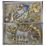 Costume jewelry brooches ï¿½catsï¿½