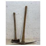 Leighvalley Railroad Pick & Plumb Axe