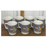 Maxwell House pedestal footed mugs