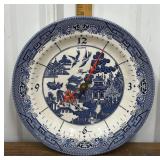 Willow Blue Clock Plate by Churchill