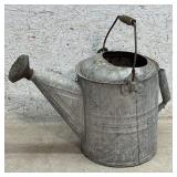 Galvanized Watering Can w/bale handle