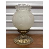 Fantastic Vintage Brass oval base Ceiling fixture
