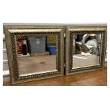 2 Modern Pretty Fancy Mirrors