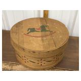 Cheese box- rocking horse