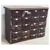 20 Drawer Apothecary w/contents 26/10/20