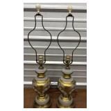 Beautiful Vintage Lamps (2) Gold colored
