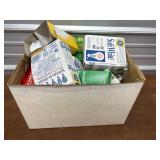 Light bulbs - smoke Alarms & Mis box full of
