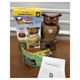 Owl Motion Sensor Pest Alert in box, appears