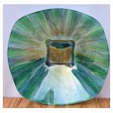 Italian Art Glass Square Bowl