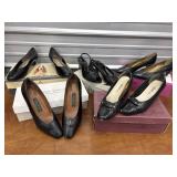 Ladies black dress shoes