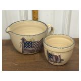 Home & Garden Party patriotic bowls