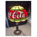 Vintage Coca-Cola, Tiffany style lamp 21 ï¿½