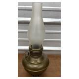 Antique ï¿½The Junoï¿½ brass oil lamp made in the USA