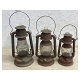 3 Barn Lanterns