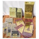 Lot of Anna Griffin Brass Stencils. most new