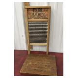 Wash board and peg game board