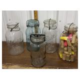 Old canning jars