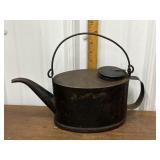N&W RWY Co. Metal railroad oil can - etched
