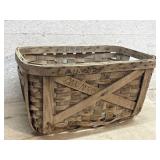 Large Flat Wraped Basket 31/21/16