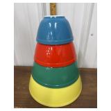 Pyrex primary color mixing bowls *tiny