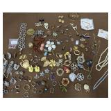 Costume jewelry- rings, earrings, necklaces, pins