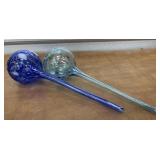 2 Aqua Self Watering Globes, beautiful glass