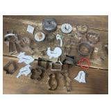 Assorted cookie cutters