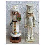 2 Wood Nutcrackers - bldg 2
