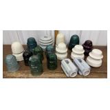 Brookfield, Hemingray, Amtel & Tel Co. insulators