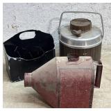 Early Thermos, Parts Caddy &Coffee Grinder