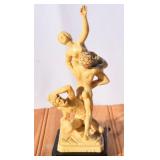 Abduction of the Sabine Woman vintage alabaster