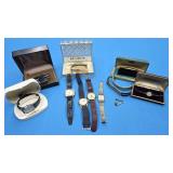 Watches and watch cases (1 gold filled) - all as