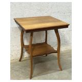 Oak Parlor Table 24/24/29