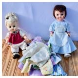 Vintage Plastic Dolls, some clothes