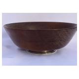 MCM Mahogany Bowl with Sterling Base