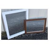 Mirrors- wood, painted