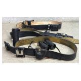 3 Tactical Belts & Binoculars
