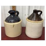 2 Stoneware Jugs