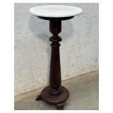 Mahogany Marble Top Gern Stand 18/38