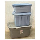 3 Storage Totes