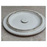 Large Stoneware Crock Lid